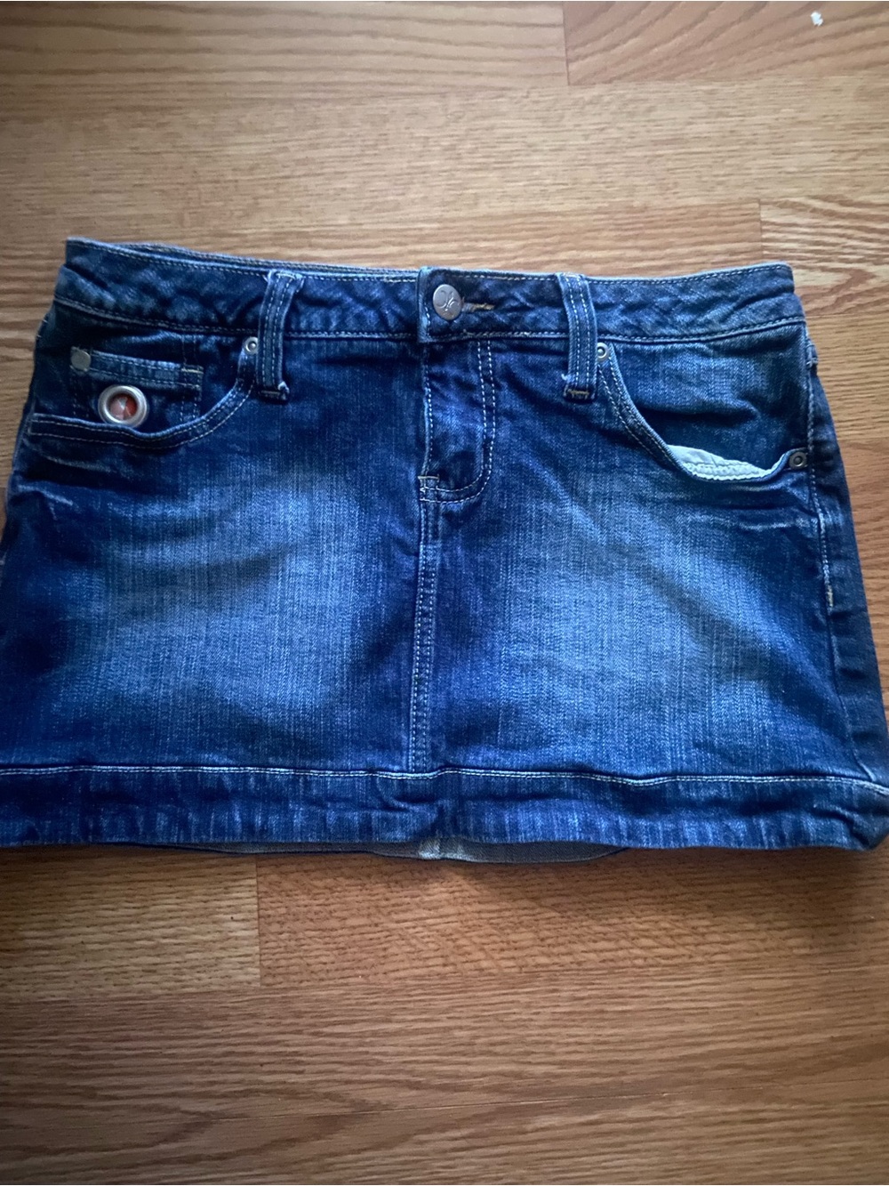Vintage No Boundaries Dark Blue Denim Skirt